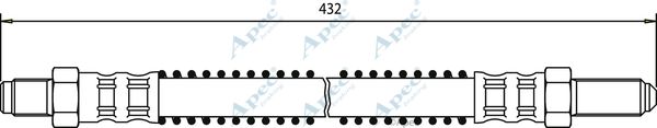 APEC BRAKING Тормозной шланг HOS3337